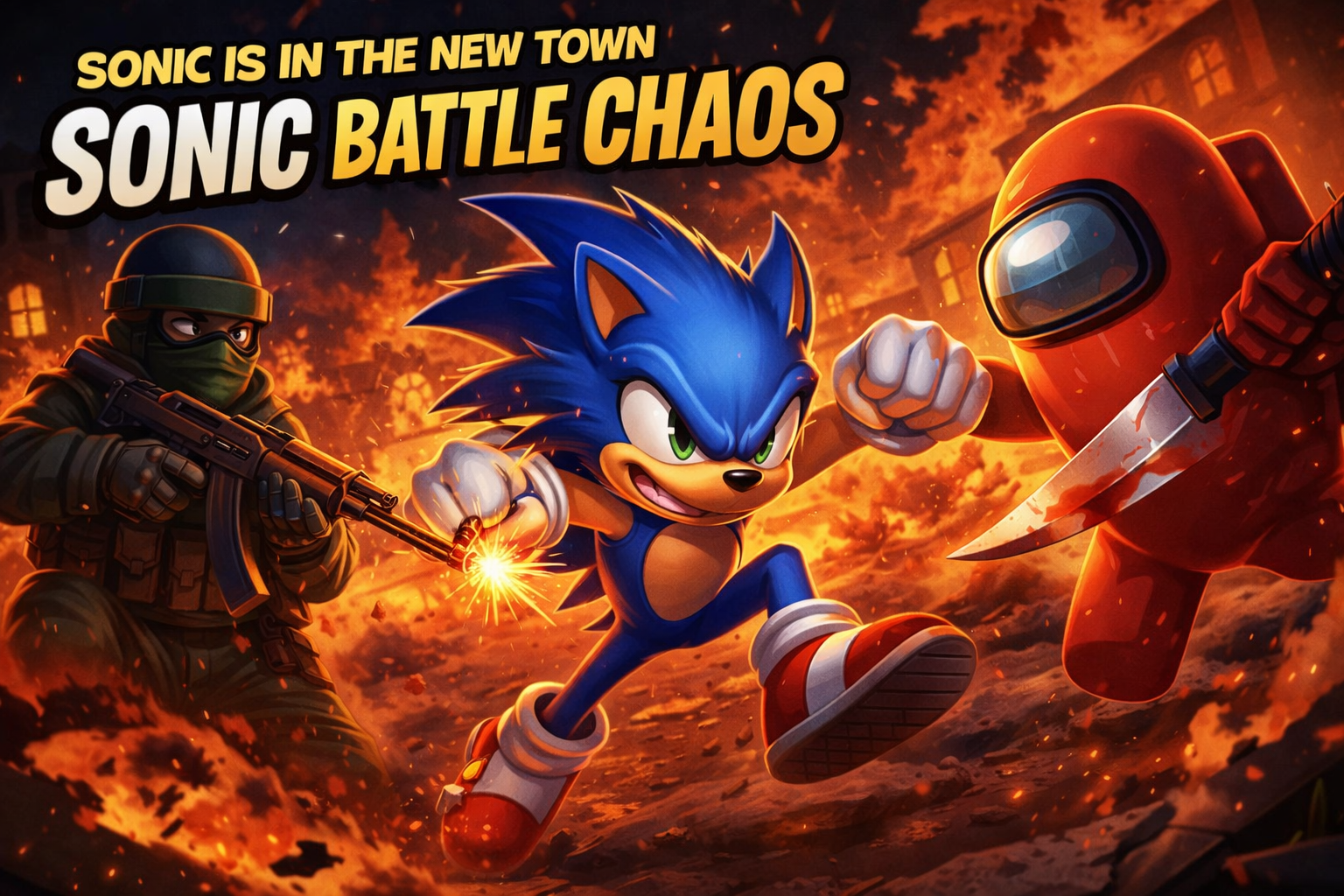 Sonic Is In  The New Town